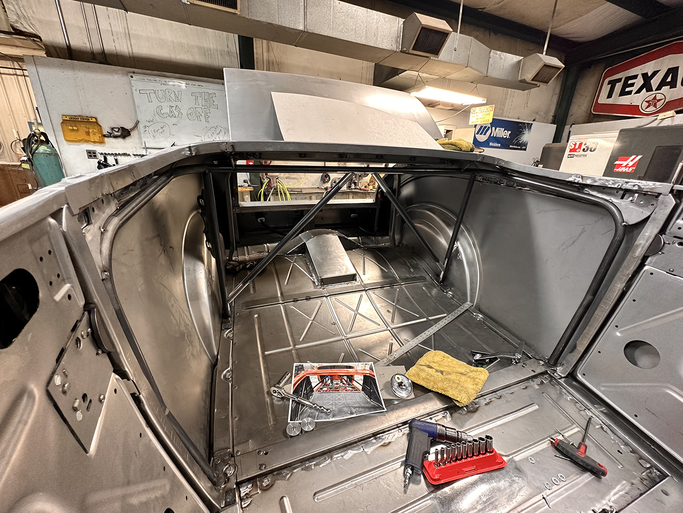 02 Precision metalwork and chassis reinforcement in a 1932 Ford Roadster
