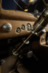 06 1952 Chevrolet 3100 dashboard featuring vintage inspired gauges and a brushed metal column shifter