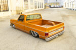 06 Bagged 1973 Chevrolet C10 rear view patina bed