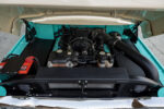 09 1960 Ford F 100 engine bay featuring a modern supercharged powerplant