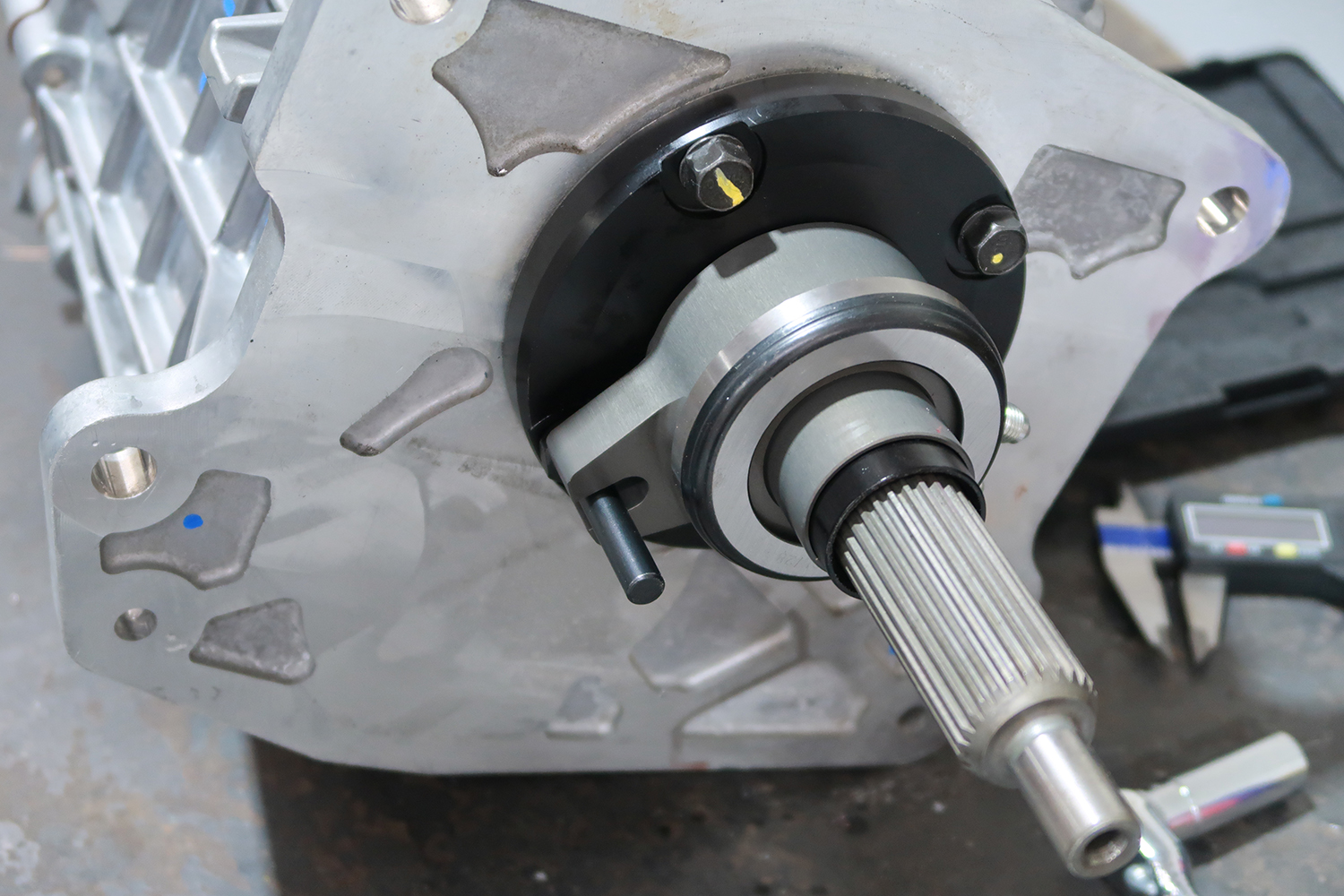 10 Fully installed hydraulic throwout bearing completes clutch upgrade