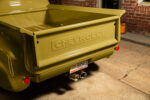 11 1952 Chevrolet 3100 tailgate with embossed Chevrolet lettering dual exhaust tips and a smooth custom finish