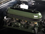 11 1957 Pontiac Safari wagon engine triple carb green Pontiac V8 custom intake vintage performance