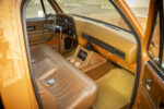 11 Custom 1973 Chevy C10 interior brown leather bench seat