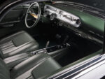 13 1957 Pontiac Safari wagon interior dark green leather bucket seats custom hot rod cockpit