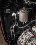 16 1932 Ford Roadster polished firewall vintage plumbing detailed engine bay