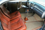 16 1935 Chevy Coupe hot rod interior billet shifter custom leather boot industrial aesthetic
