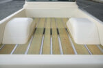 18 1960 Ford F 100 bed showcasing a clean custom wood floor with polished metal strips