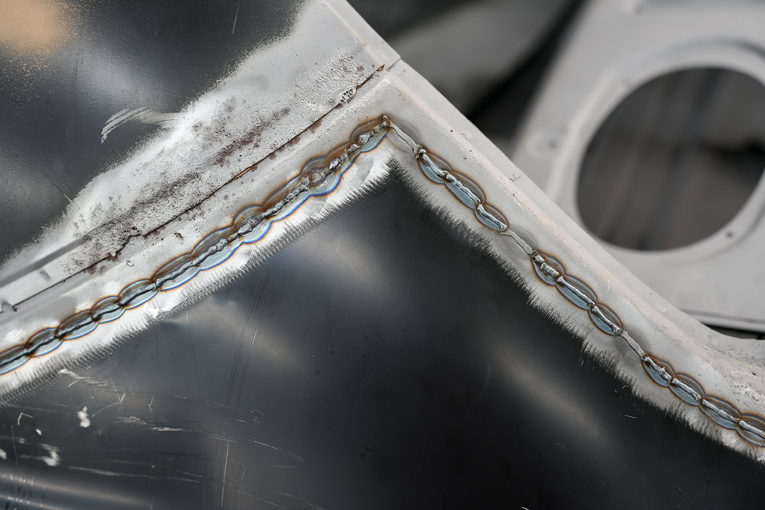 19 Seam welds completed with even heat distribution for durability