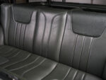 20 1957 Pontiac Safari wagon interior rear seating green leather factory inspired hot rod restoration
