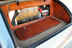 22 1935 Chevy Coupe custom trunk interior leather panels battery compartment with sound deadening