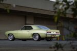 006 1969 Chevrolet Camaro SS rear three quarter view with factory style rear spoiler