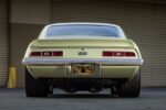 008 1969 Chevrolet Camaro SS rear view featuring classic taillights and SS badging
