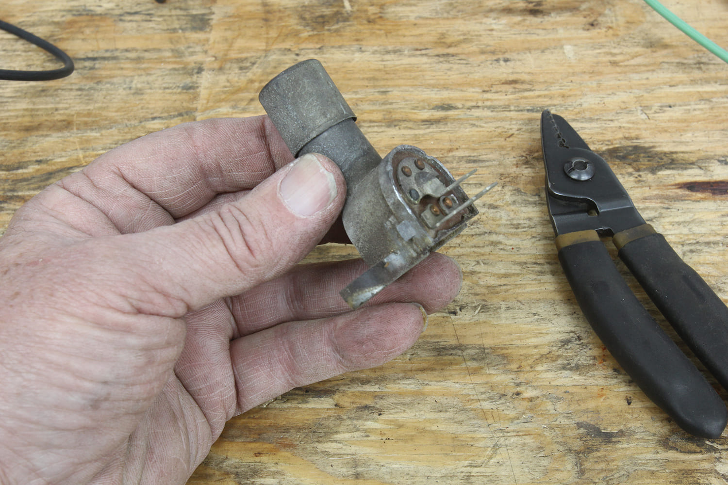 008 Vintage headlight dimmer switch removed for restoration or replacement