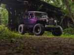 01 1950 Willys Jeep custom build lifted suspension metallic purple paint