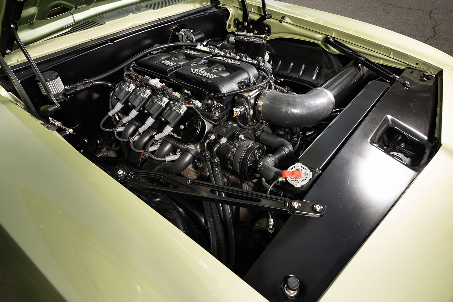 010 1969 Chevrolet Camaro SS LS3 engine swap with performance upgrades and blacked out accessories