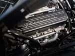 011 1971 Chevrolet Chevelle SS engine bay with black Chevrolet valve covers and Brodix aluminum heads