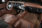 011 1972 Chevrolet Monte Carlo custom brown leather interior full length console billet steering wheel