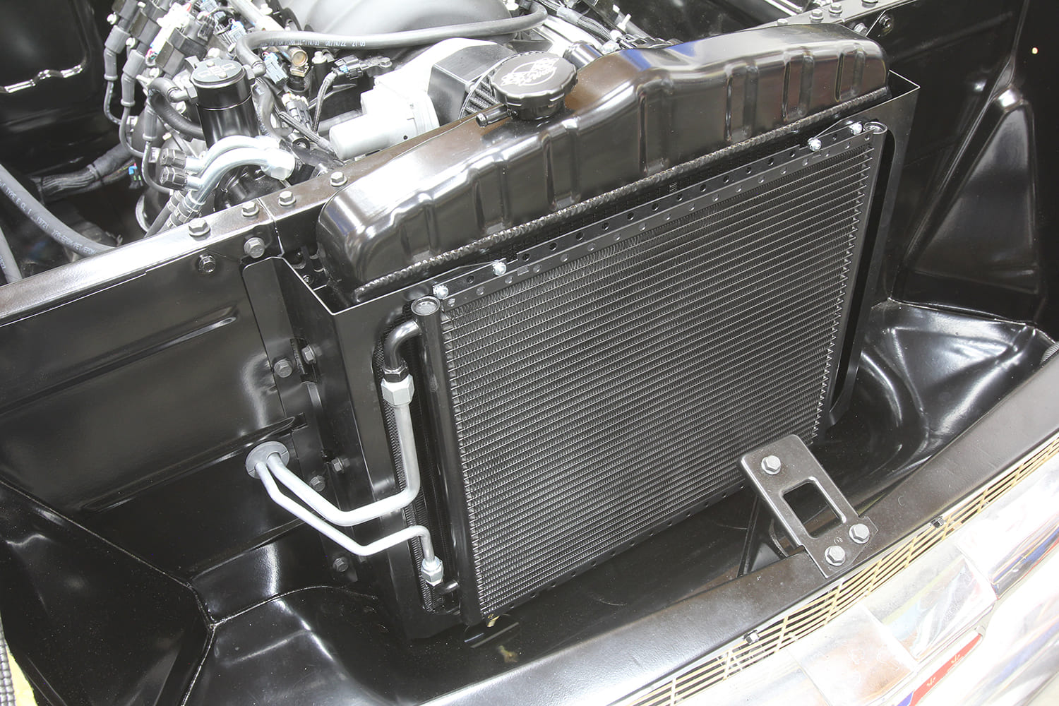 011 AC condenser installed with new hard lines connected