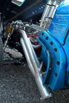 012 1939 Chevrolet Gasser with fenderwell headers and vintage style open exhaust
