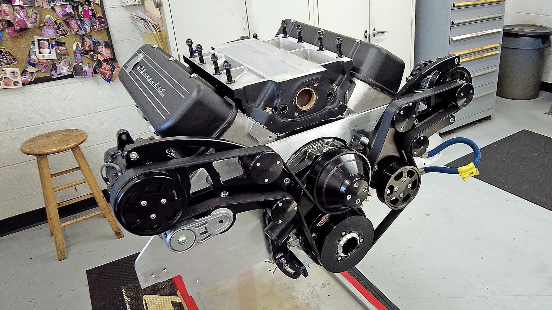 013 Big block Chevy fully assembled billet front drive Jesel belt system high performance accessories