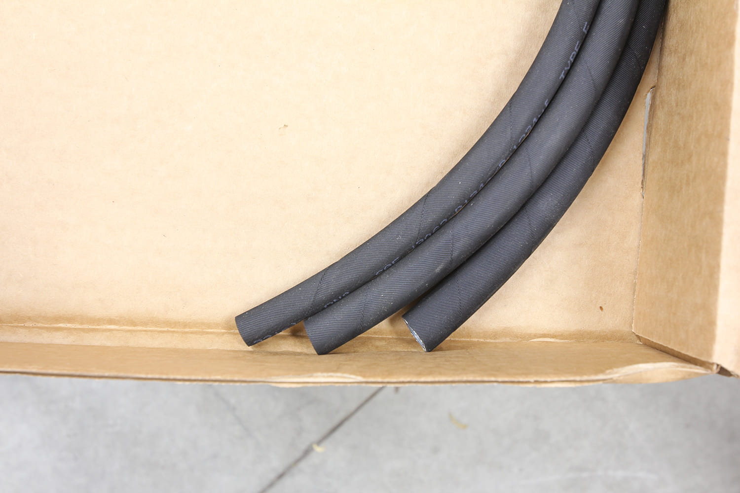 013 Rubber AC hoses ready for installation