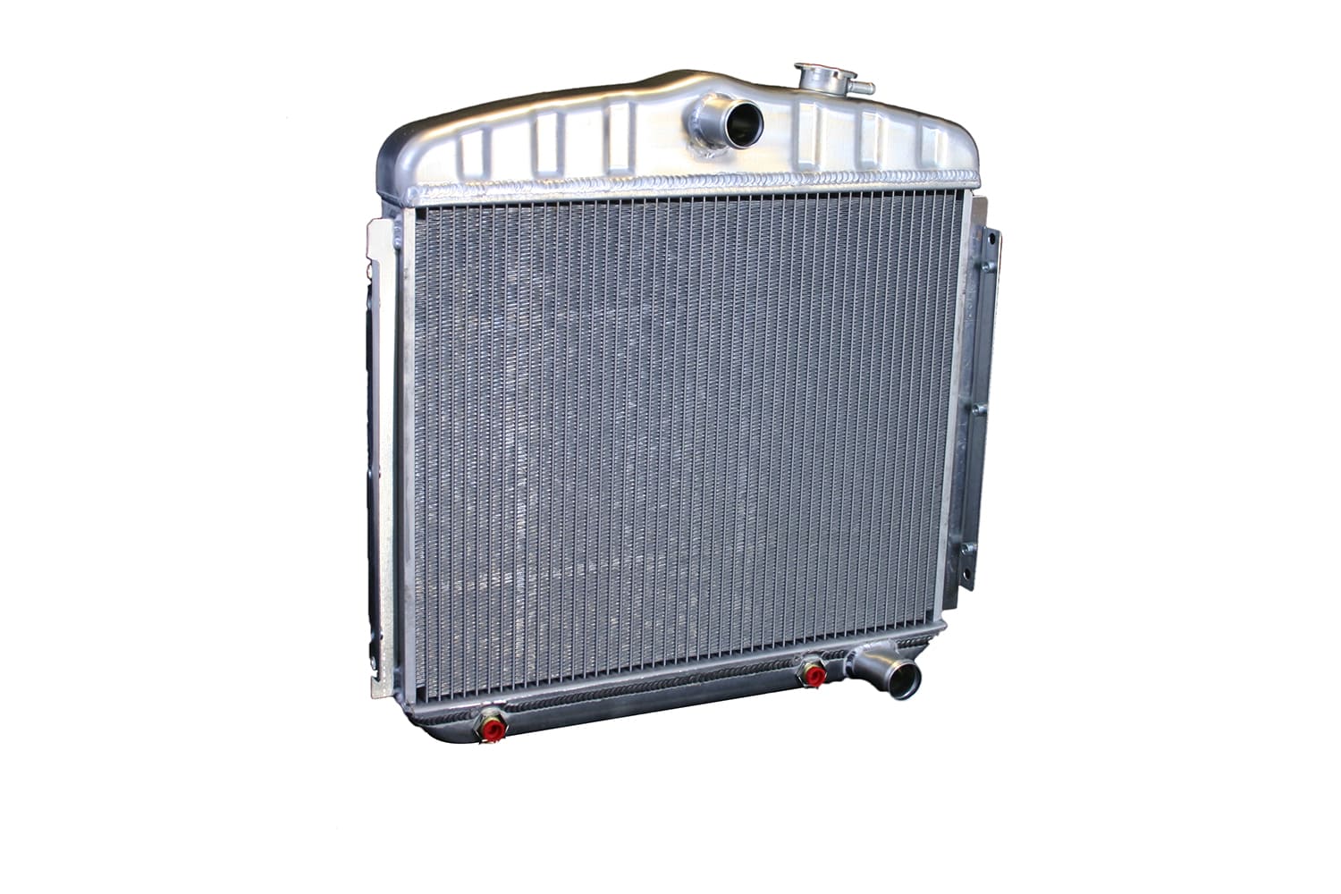013 Vintage style aluminum radiator with a top fill tank for classic cars