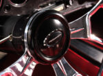 014 1971 Chevy Chevelle SS Billet Specialties steering wheel with chrome spokes and a black center cap