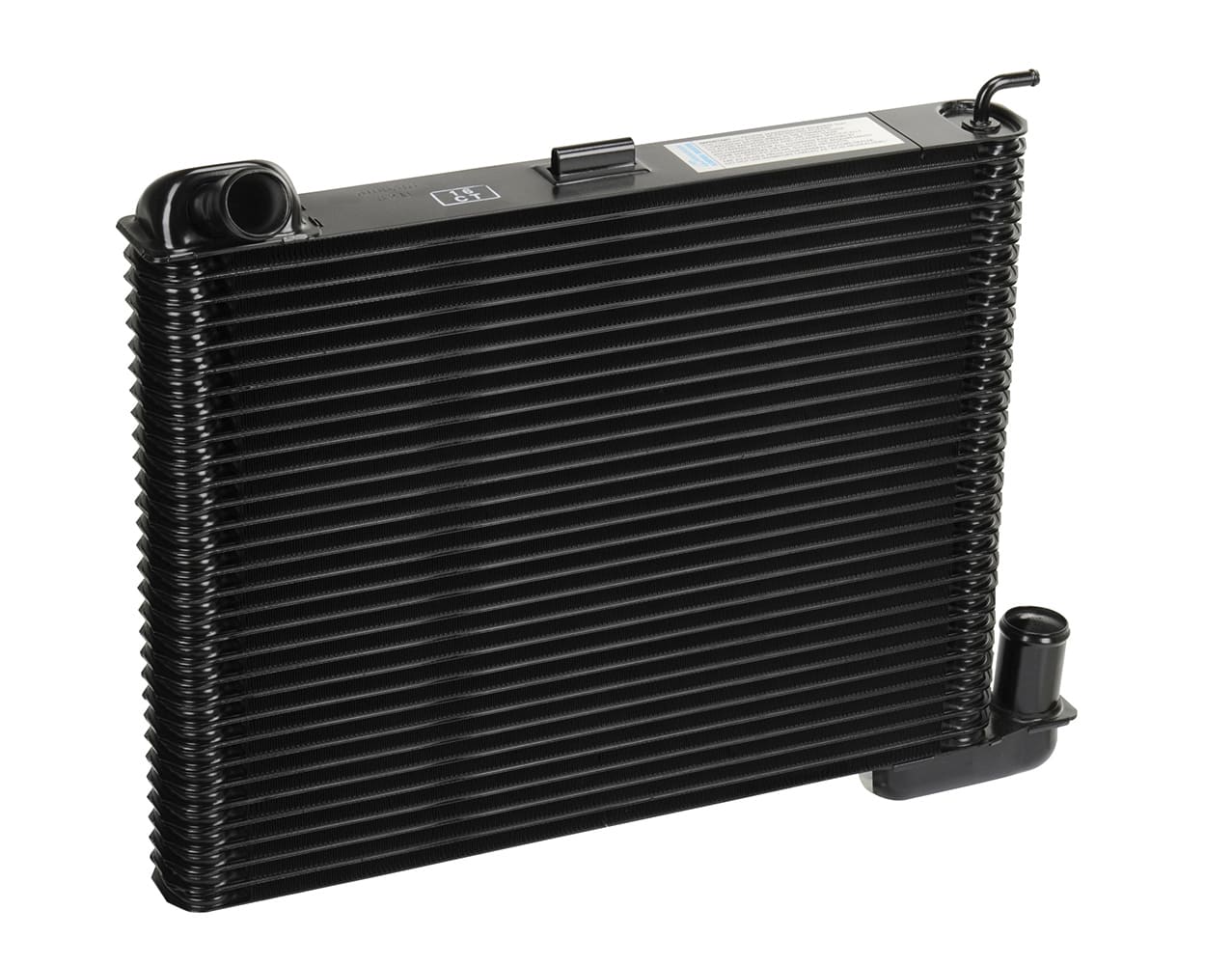 014 Black painted transmission cooler with high efficiency tube and fin design