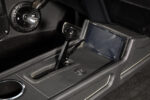017 1969 Chevy Camaro SS center console with carbon fiber trim and modern Alpine touchscreen display