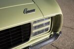018 1969 Chevrolet Camaro SS close up of front grille and iconic badging