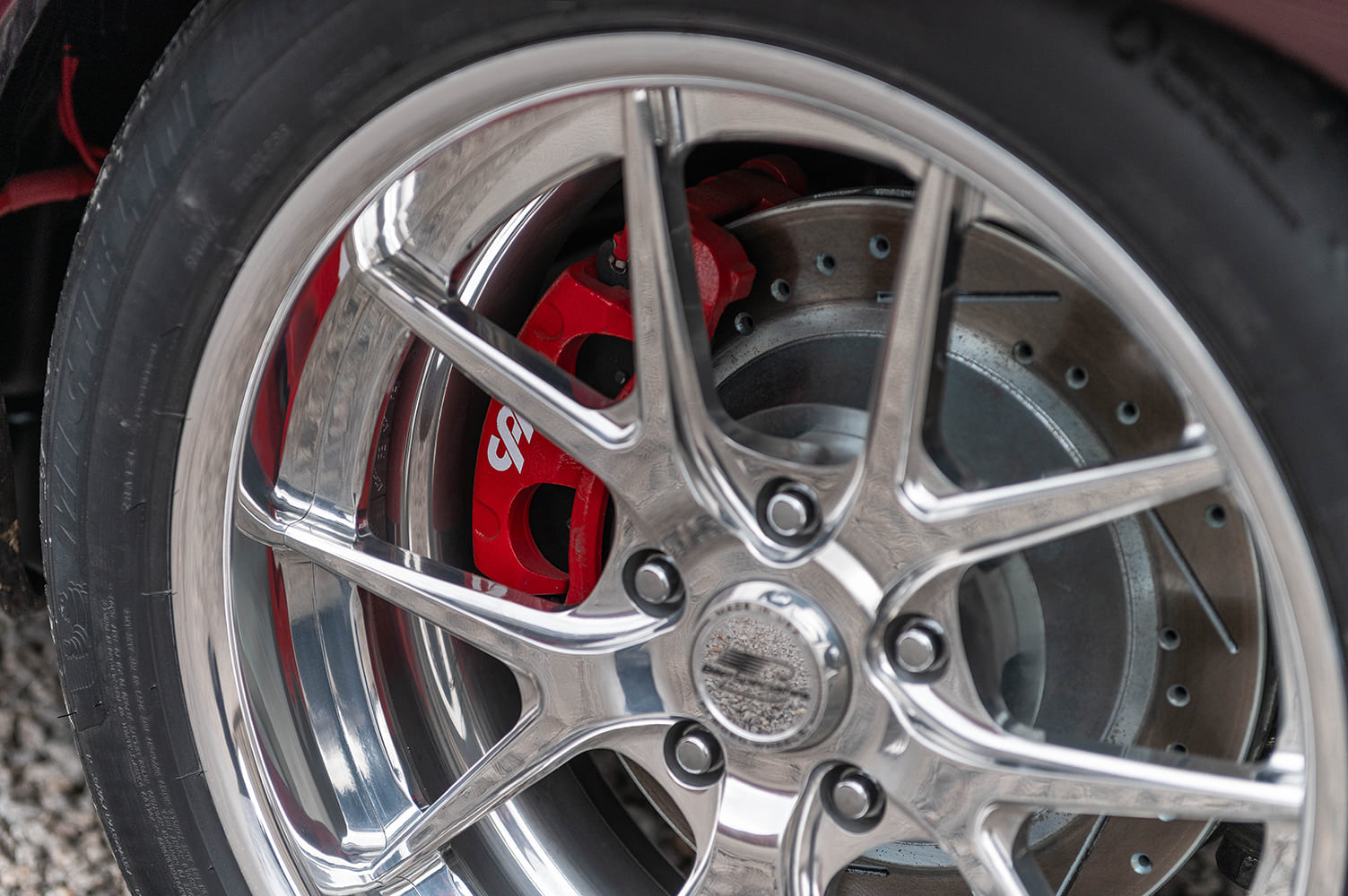 018 1972 Monte Carlo polished multi spoke wheels Wilwood red brake calipers drilled rotors