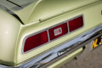 019 1969 Chevy Camaro SS rear taillight detail showcasing classic chrome trim and spoiler