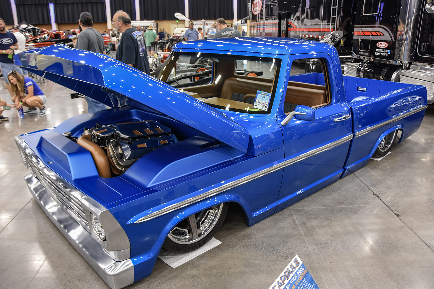 02 1968 ford f100 resto mod cream paint billet wheels coyote swap custom tan interior