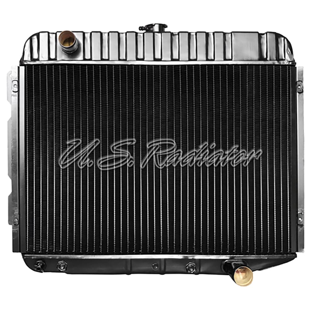 020 Classic black painted brass and copper radiator by U S Radiator
