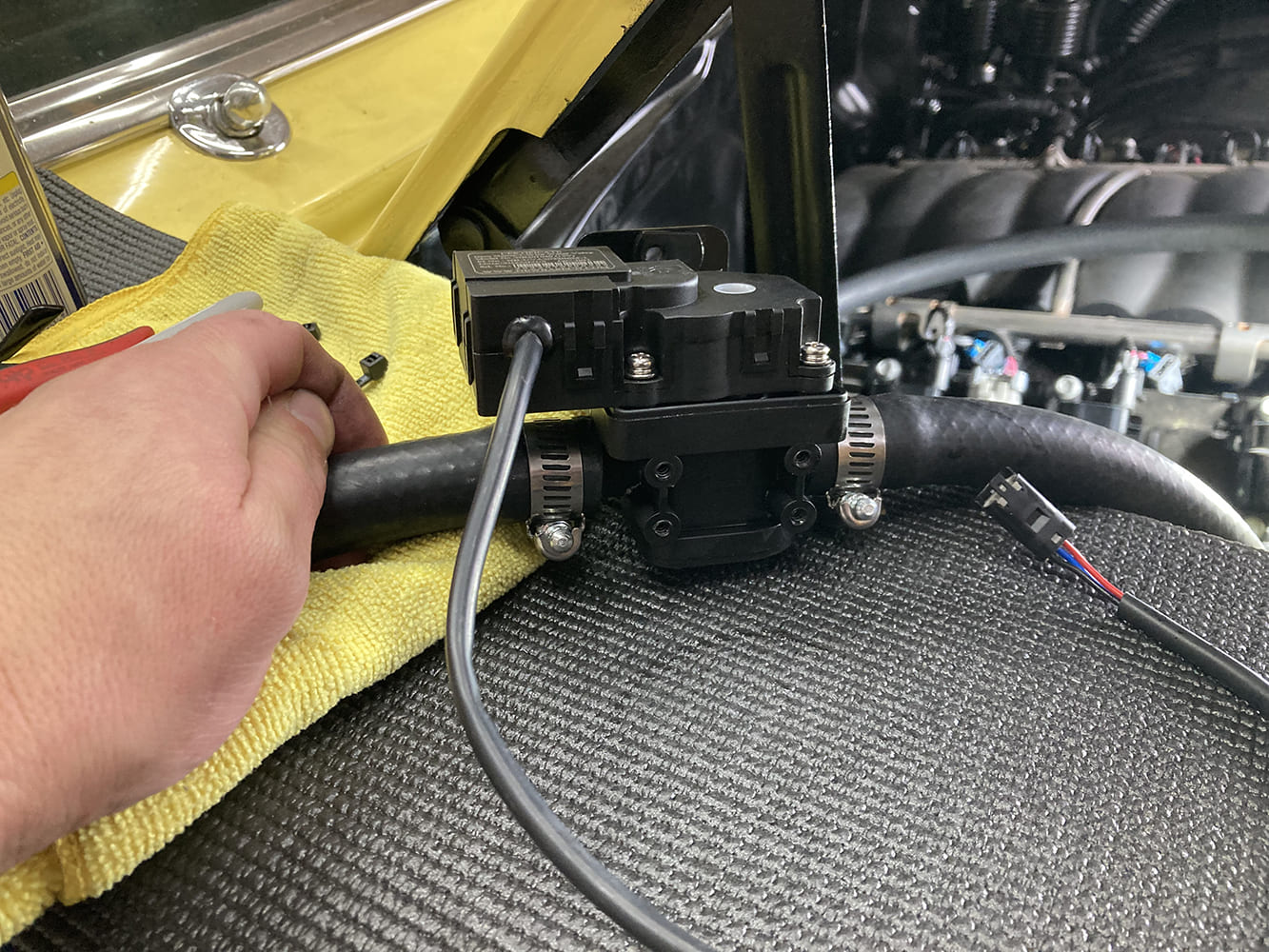 021 Installing an electric water valve with hose clamps and wiring
