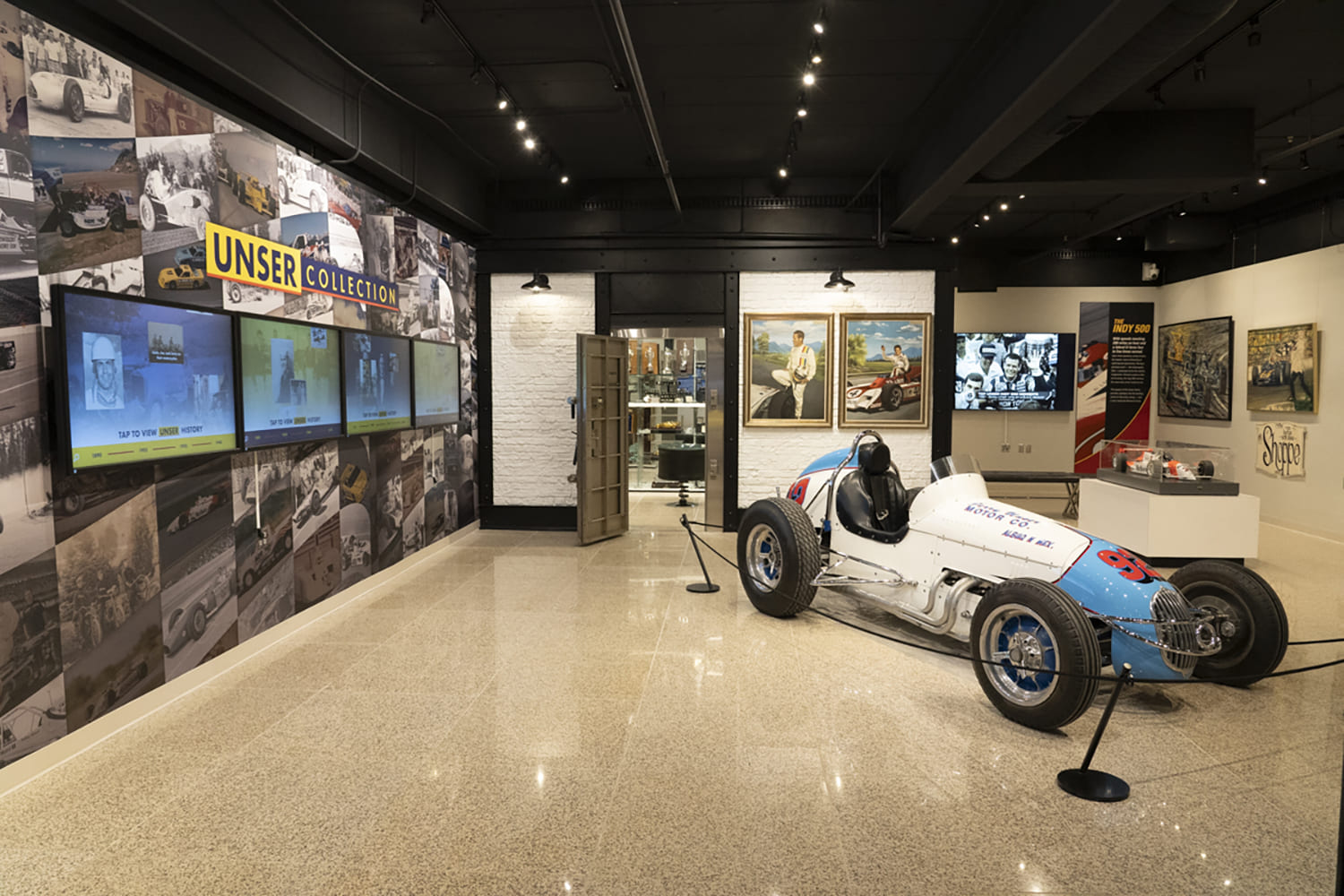 03 rodding around speedway motors musueum american speed unser herzog
