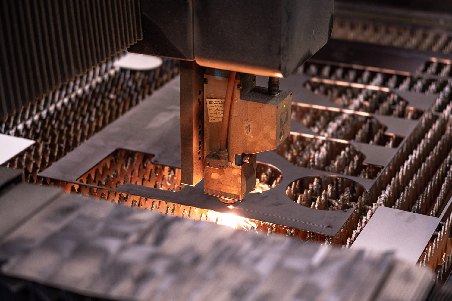 05 CNC laser cutting brackets for AccuAir install on custom air ride setup