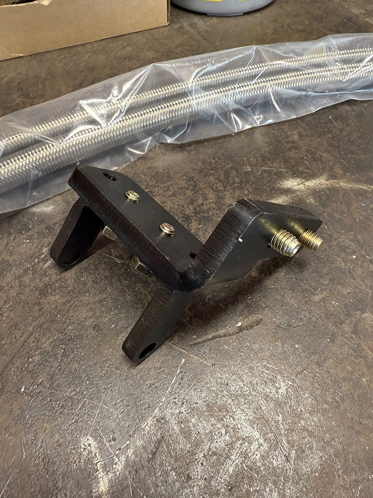 05 install remote power steering reservoir on small block chevy
