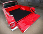 06 1965 Ranchero truck bed black liner red finish open tailgate restored