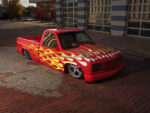 06 1996 Chevy truck custom show build with body drop and aggressive stance