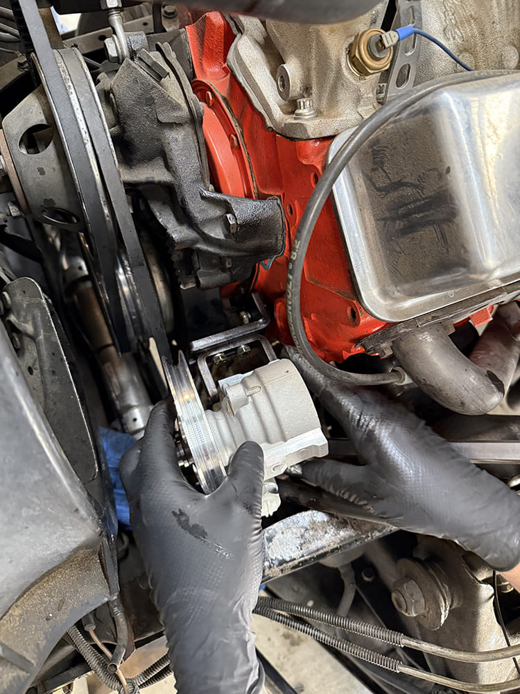 07 edelbrock intake and power steering bracket compatibility c10