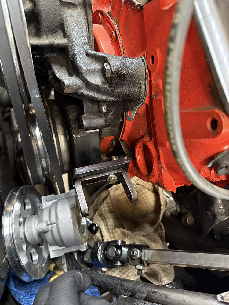 08 c10 power steering pulley alignment with custom serpentine