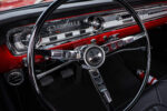 09 1965 Ranchero steering wheel close up Ford crest vintage gauge cluster