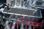 10 1939 Chevrolet Gasser stack injection system with custom valve covers