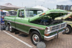 11 1970 ford f100 ranger xlt bright green with chrome trim restored engine bay and hubcap wheels