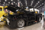 14 1955 ford f100 black slammed show truck indy injection billet wheels ultra low stance