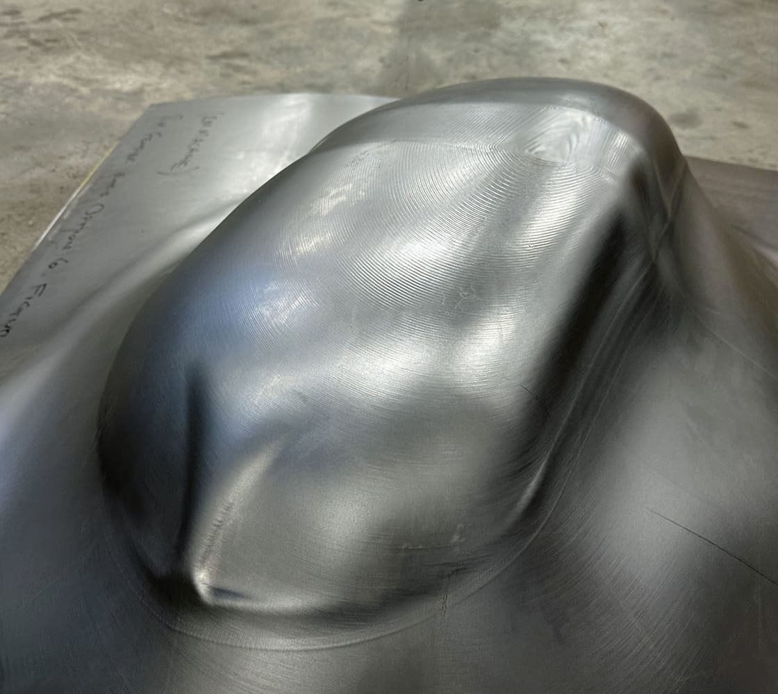 14 Digitally formed blister panel shaped with zero dies via programmable Z axis pressure