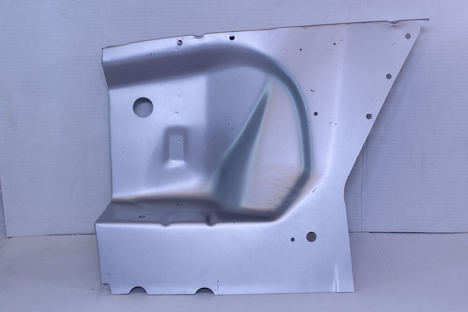 14 Fresh replacement Mustang inner apron panel in e coat primer ready for fitting