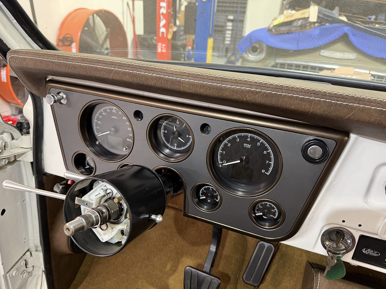 14 c10 gauge bezel assembly and mounting hardware install